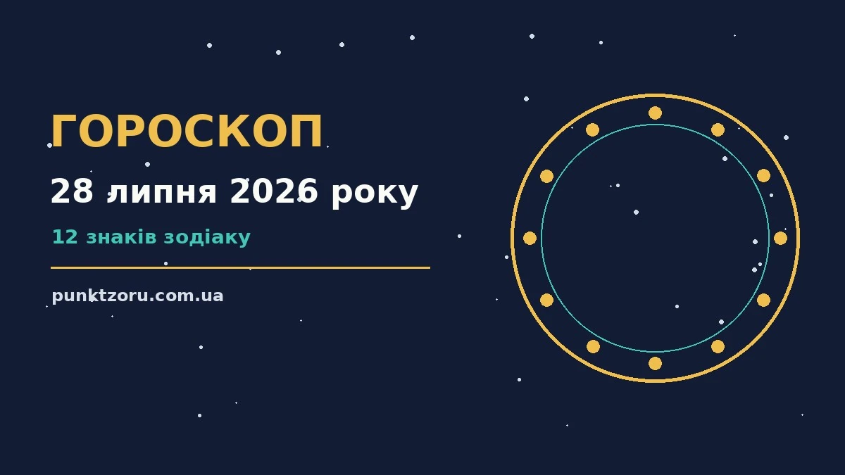 Гороскоп на 28 липня 2026 року — планування, навчання і завершення справ