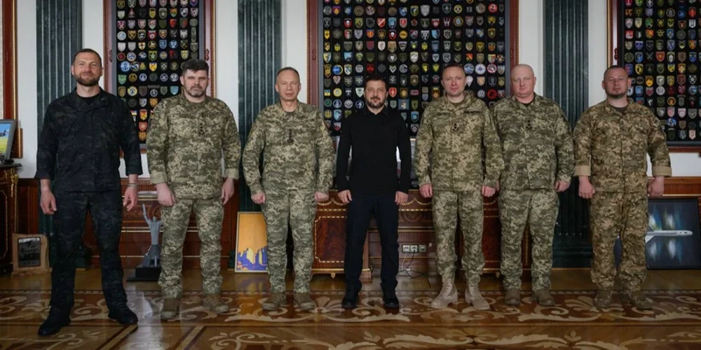 Зустріч Зеленського з Драпатим, Хмарою та Скибюком щодо призначення начальника Генштабу