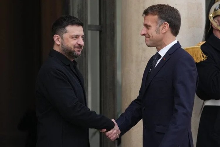Володимир Зеленський та Емманюель Макрон