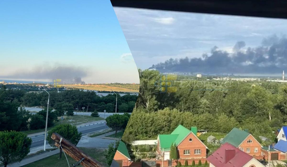 Стовпи диму над НПЗ «Газпромнефтехім Салават» після нічної атаки дронів