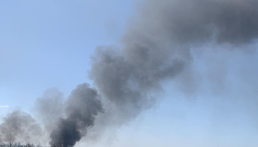Ілюстративне фото удару по військовому полігону