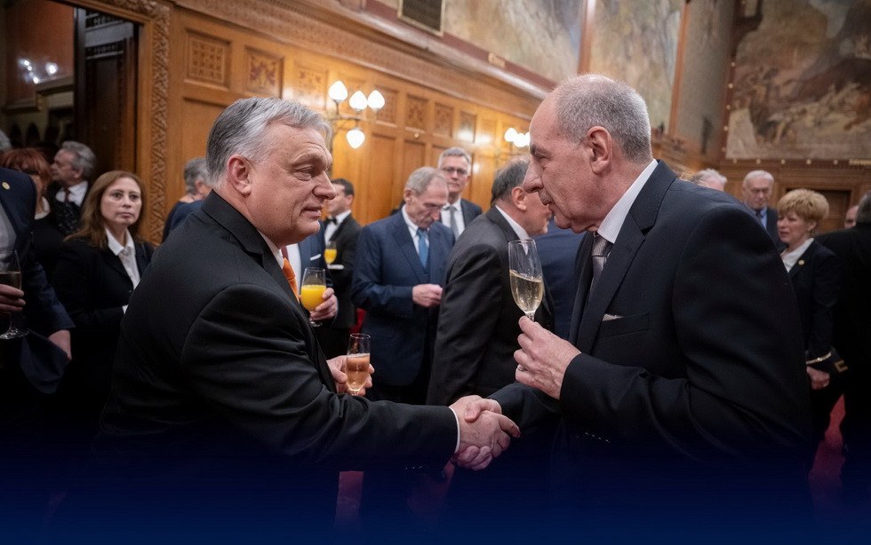 Президент Угорщини Тамаш Шуйок під час офіційного заходу