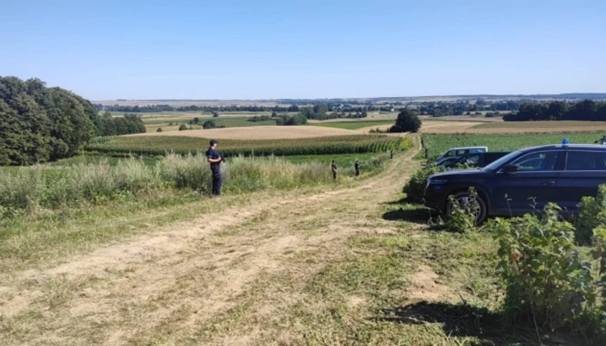 Місце падіння російської ракети Х-101 у Люблінському воєводстві Польщі