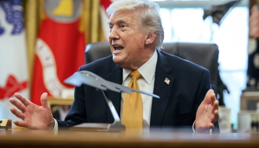 Білий дім: президент США Дональд Трамп спілкується з журналістами