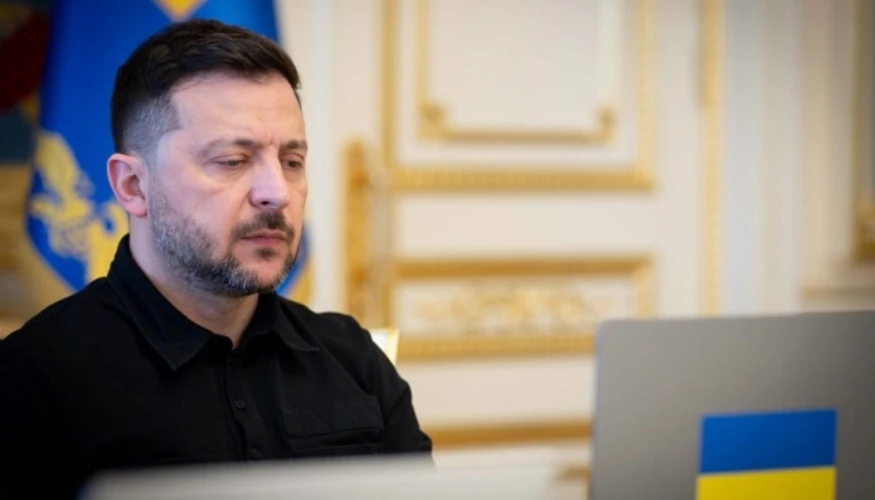 Президент Володимир Зеленський під час звернення 30 серпня 2026 року