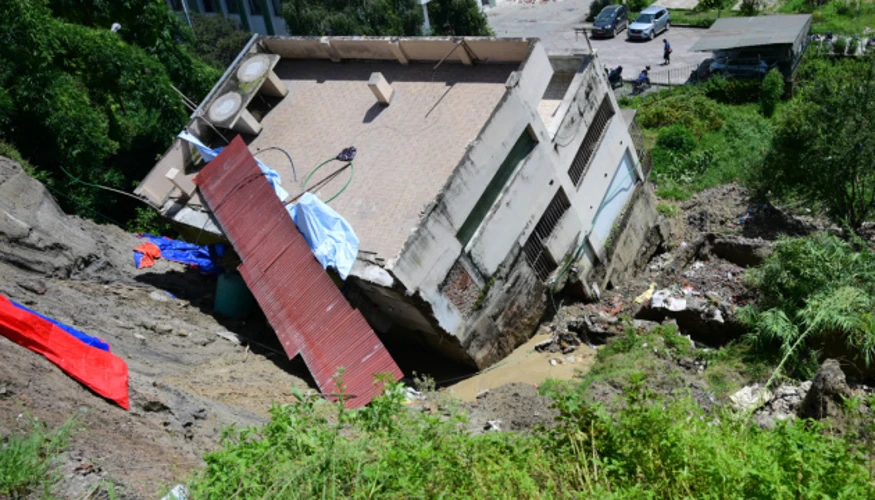 Район Расува в Непалі, постраждалий від повені та зсуву