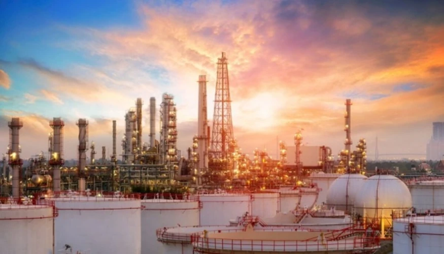 Пошкоджене обладнання НПЗ «Славнефть-Ярославнефтеоргсинтез» після атаки безпілотників